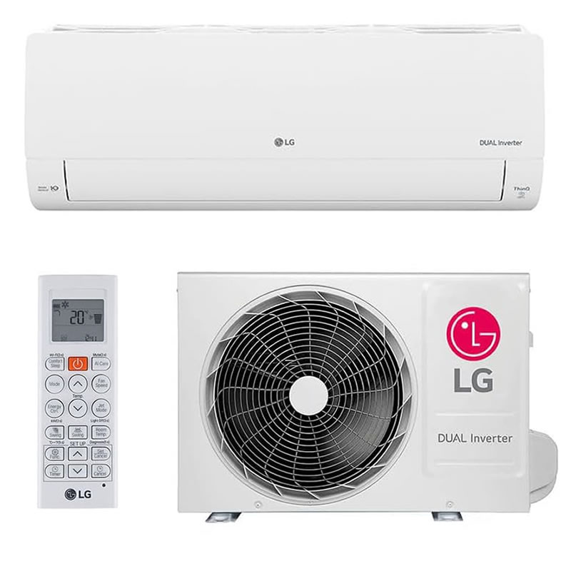 Ar Condicionado Hi Wall LG Dual Inverter Voice 9.000 Btus