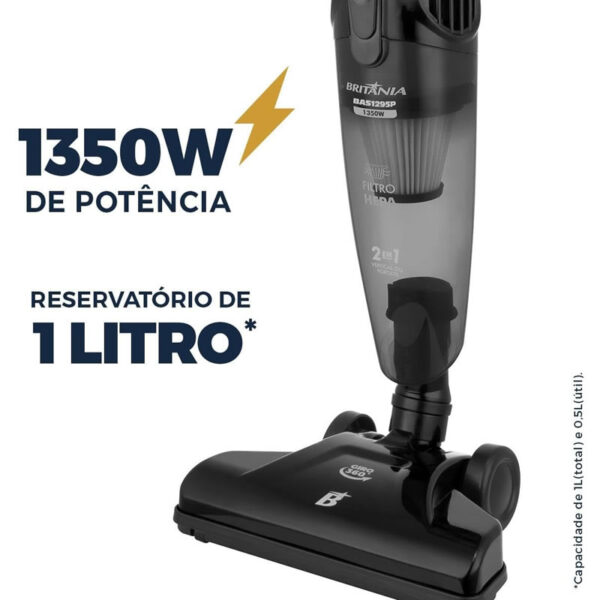 Aspirador de Pó Vertical Britânia 2 em 1