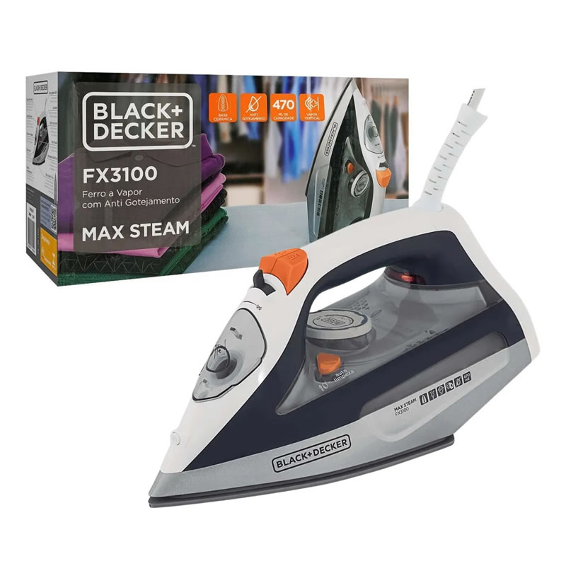 Ferro de Passar Roupa BLACK+DECKER