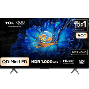 Smart TV TCL 50” QLED Mini LED 4K