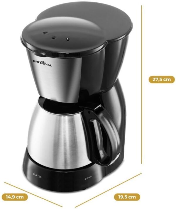 Cafeteira Britânia 18 Xícaras 220V - Imagem 2