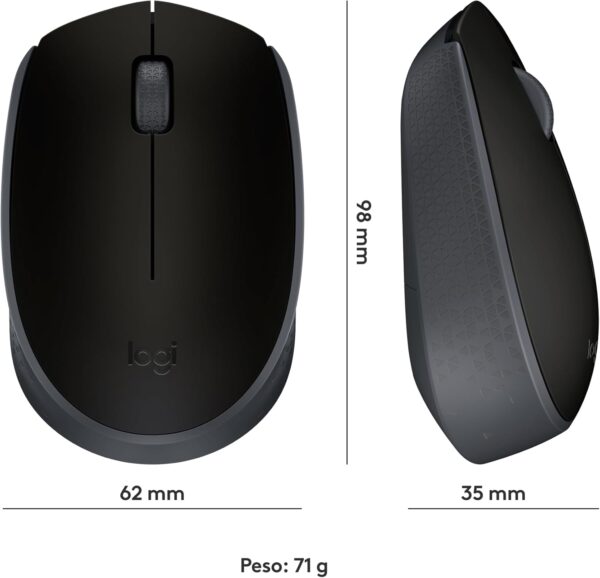 Mouse sem fio Logitech M170 - Imagem 2