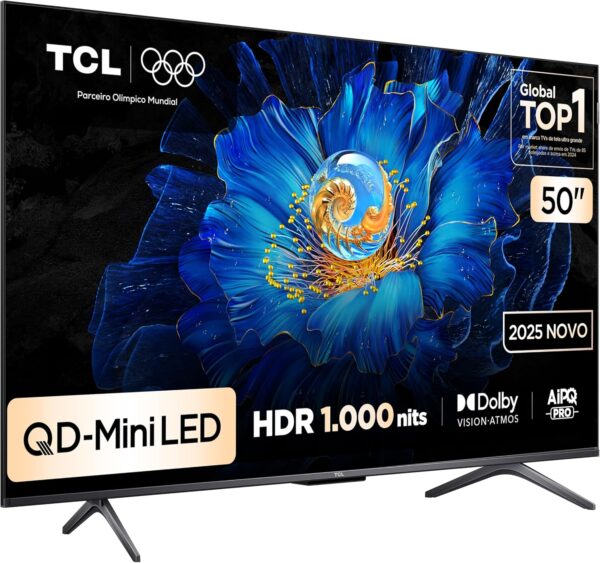 Smart TV TCL 50” QLED Mini LED 4K - Imagem 2