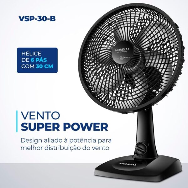 Ventilador de Mesa 30cm Super Power - Imagem 2