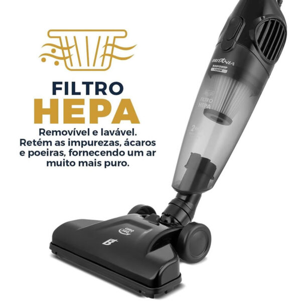 Aspirador de Pó Vertical Britânia 2 em 1 - Imagem 2