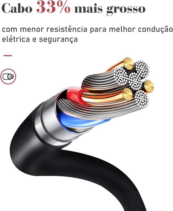 Filtro de Linha, Extensão com 4 Tomadas - Imagem 4