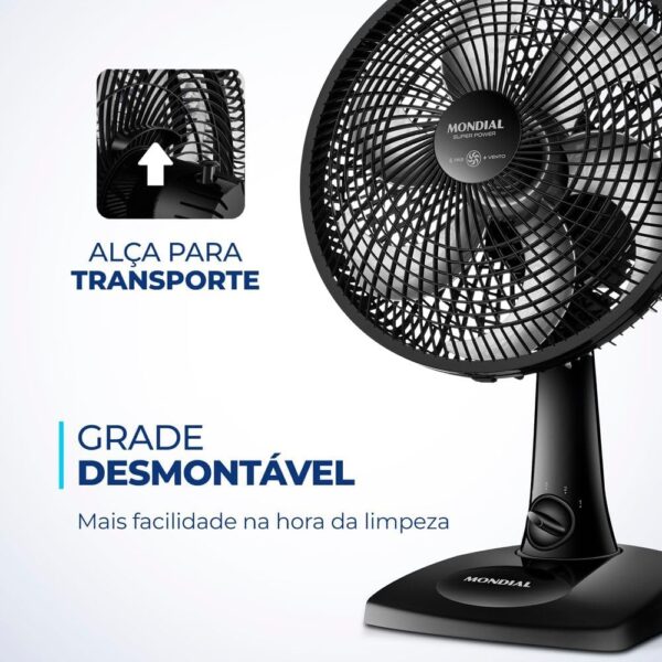 Ventilador de Mesa 30cm Super Power - Imagem 5