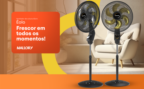 Ventilador de Coluna Mallory Éolo 127V - Imagem 5