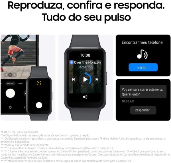 Smartwatch Samsung Galaxy Fit3 - Imagem 6