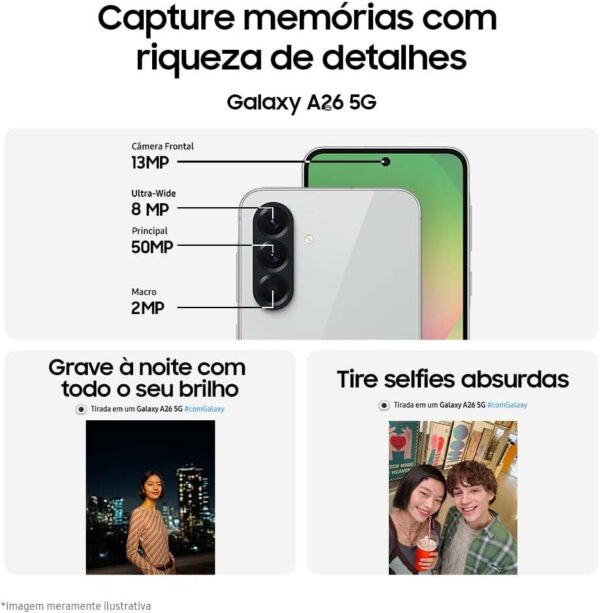 Samsung Celular Galaxy A26 5G 256Gb 8Gb - Imagem 8