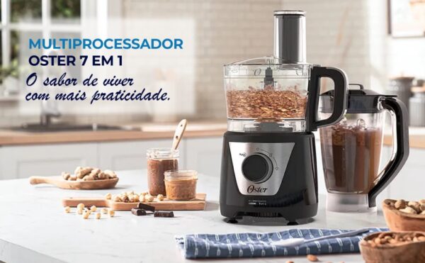 Multiprocessador de Alimentos Black 7 em 1 Oster - Imagem 8