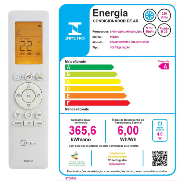 Ar-condicionado Midea AI Ecomaster - Imagem 8