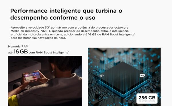 Smartphone Motorola Moto G55 5G - Imagem 8